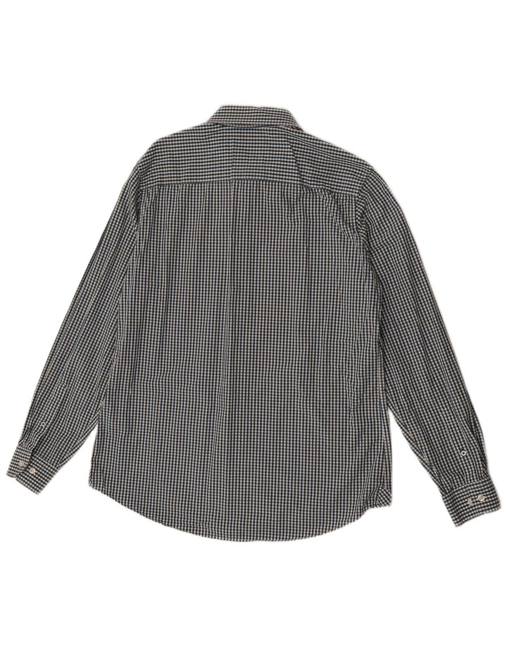 Besætningstøj Herre Slim Fit skjorte Stor flerfarvet Gingham Bomuld