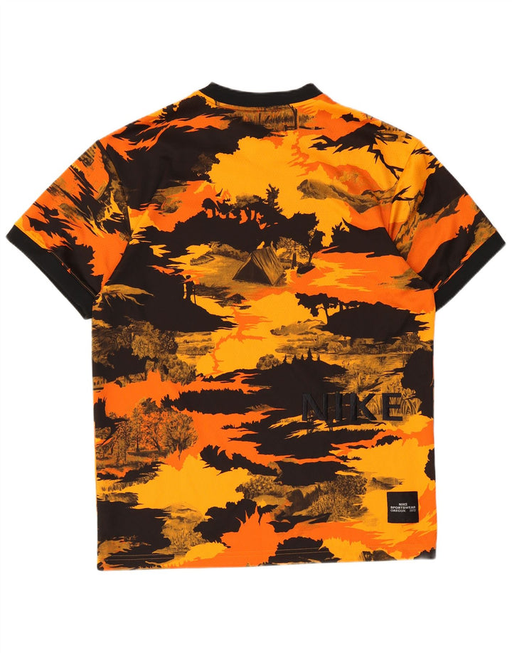 Nike T-shirt top lille orange camouflage polyester