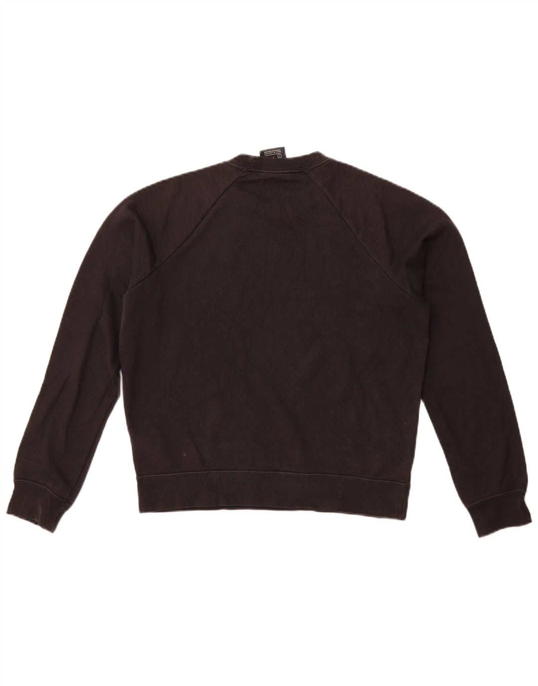Nike Dame Oversized Sweatshirt Jumper UK 10 Small Black Bomuld