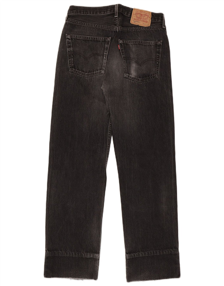 LEVI'S Herre 501 Straight Jeans W33 L31 Grå Bomuld