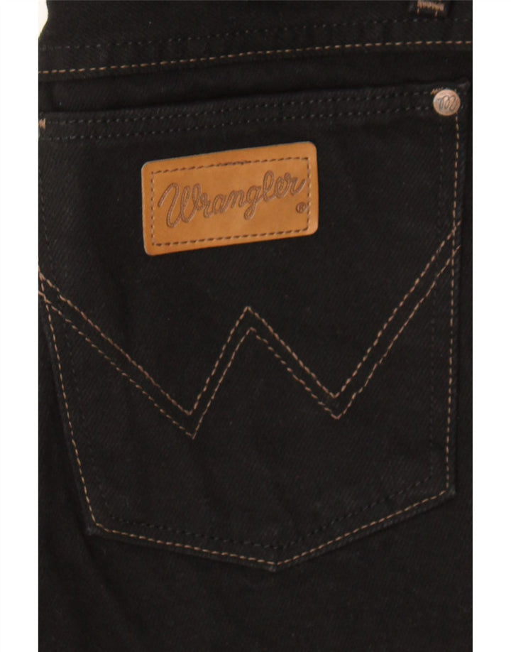 WRANGLER Womens Regular Fit Cropped Jeans W29 L24 Black Cotton Vintage Wrangler and Second-Hand Wrangler from Messina Hembry 