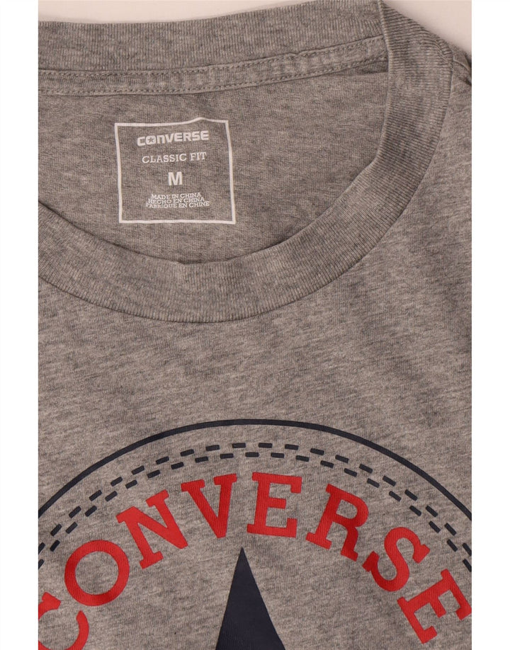 Converse Herre Chuck Taylor Grafisk Top Langærmet Medium Grey Flecked