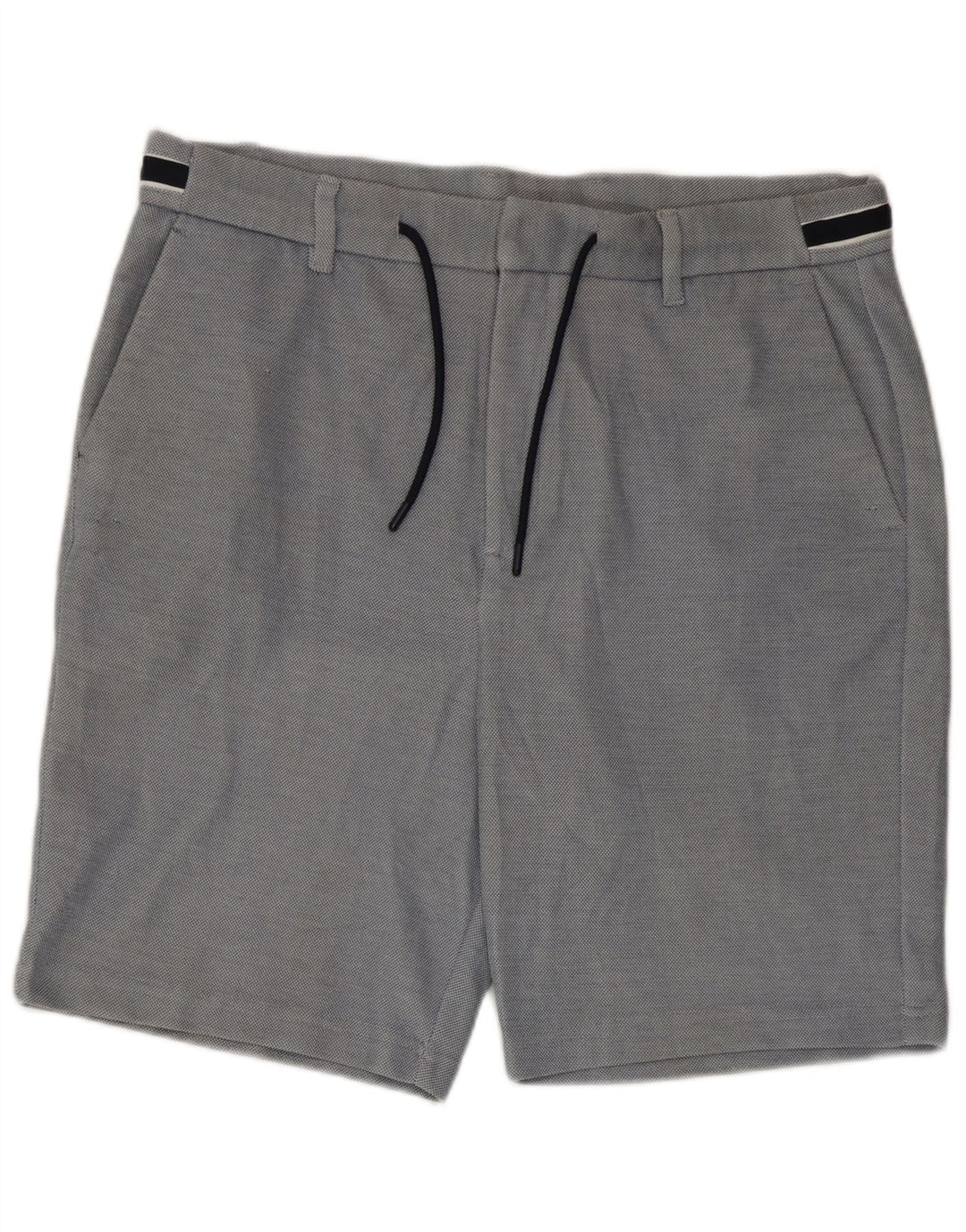 Zara Herre Chino Shorts XL W38 Blå Polyester