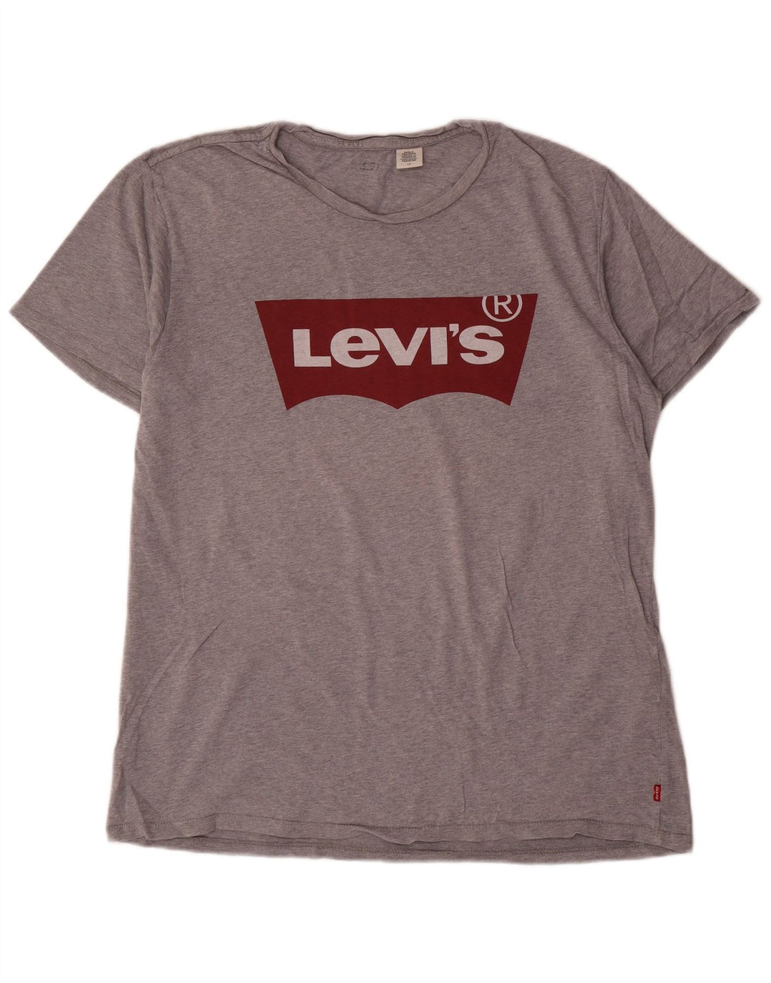 Levi's Herre grafisk T-shirt Top Stor grå bomuld