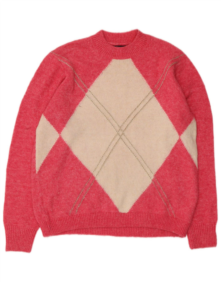 Marks & Spencer Dame sweater med rund hals DK 14 Medium Pink