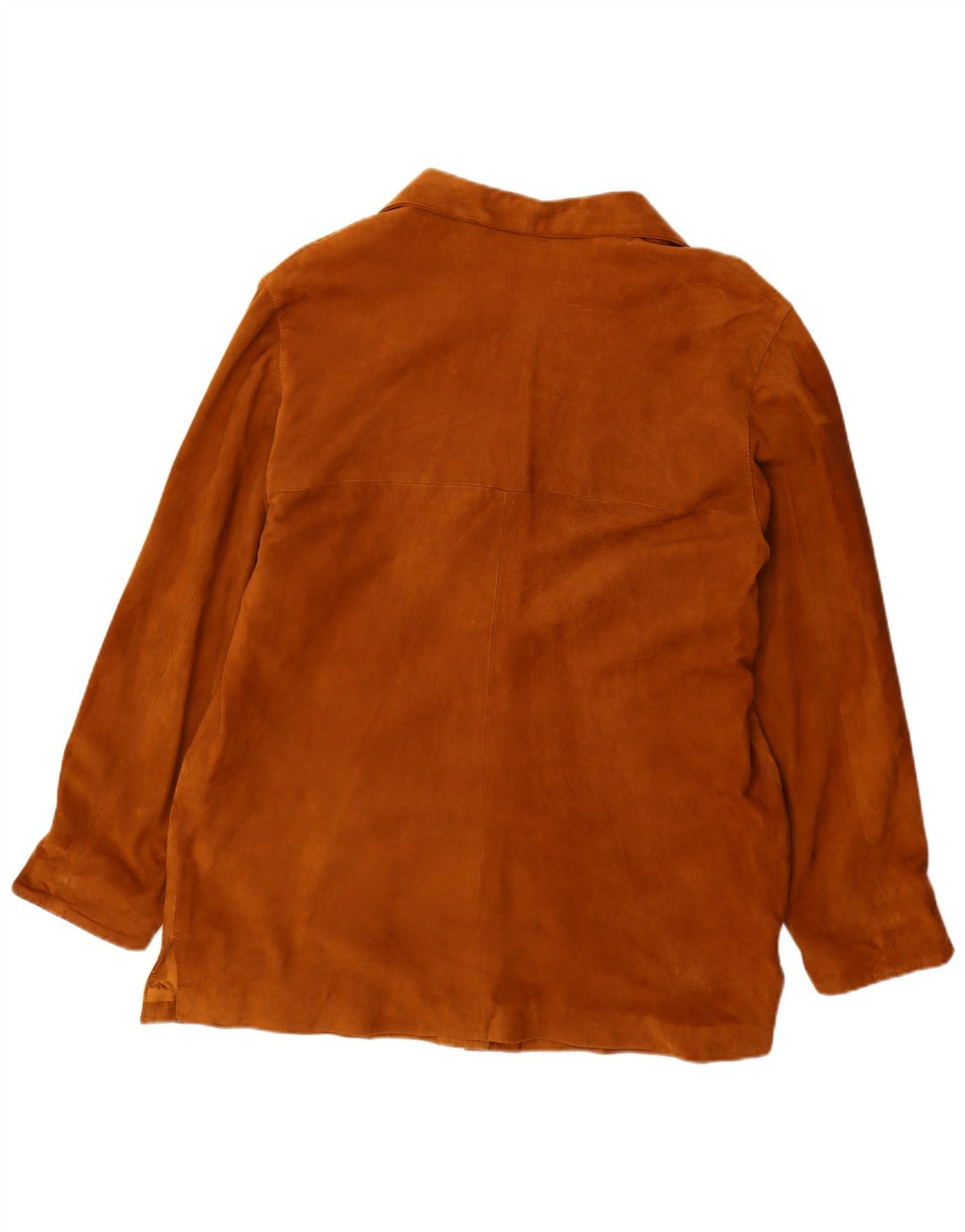 Jolly Dame Oversized ruskindsfrakke IT 50 XL brunt læder