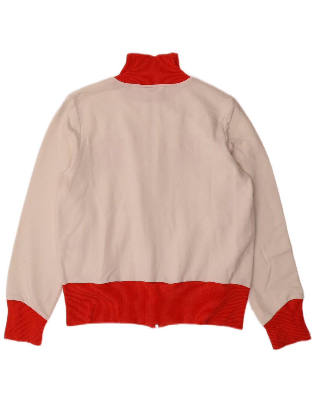 PUMA Grafisk træningsdragt topjakke til kvinder UK 16 Stor hvid farveblok