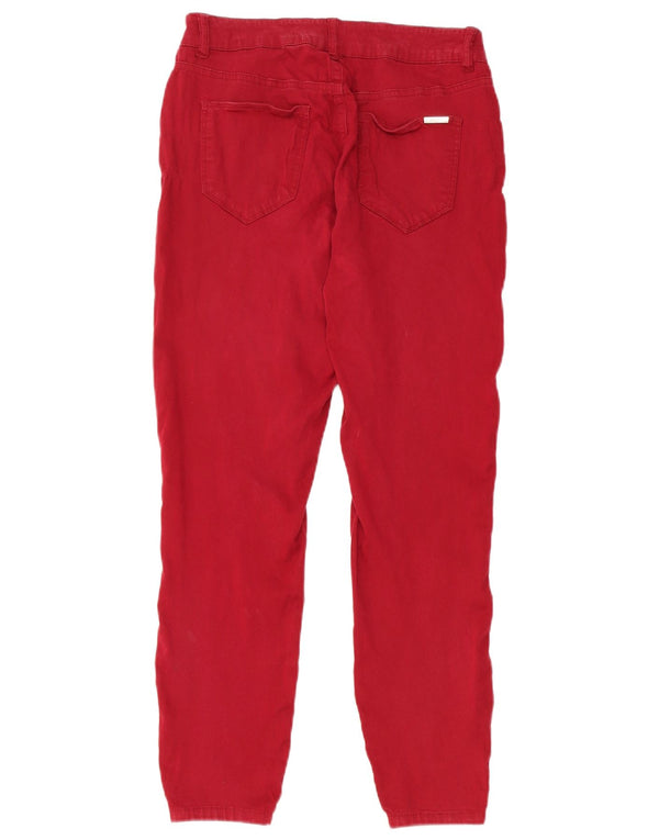 Tommy Hilfiger Piger Slim Casual Bukser 5-6 år W28 L26 Rød Bomuld