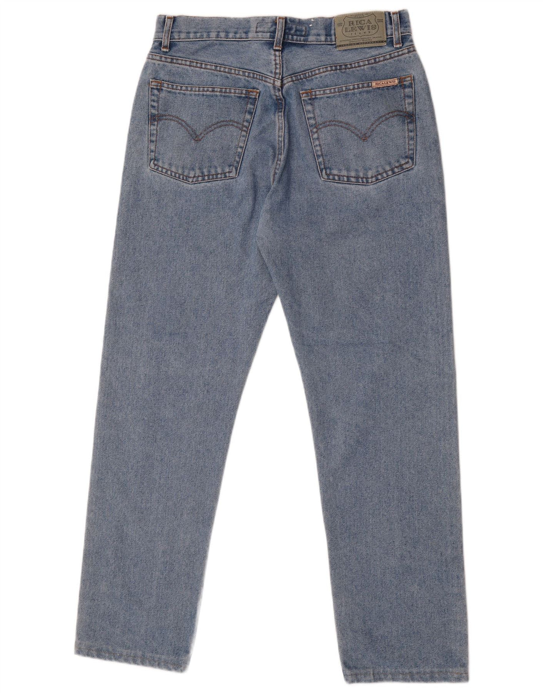 Rica Lewis Straight Jeans til mænd W33 L31 Blå