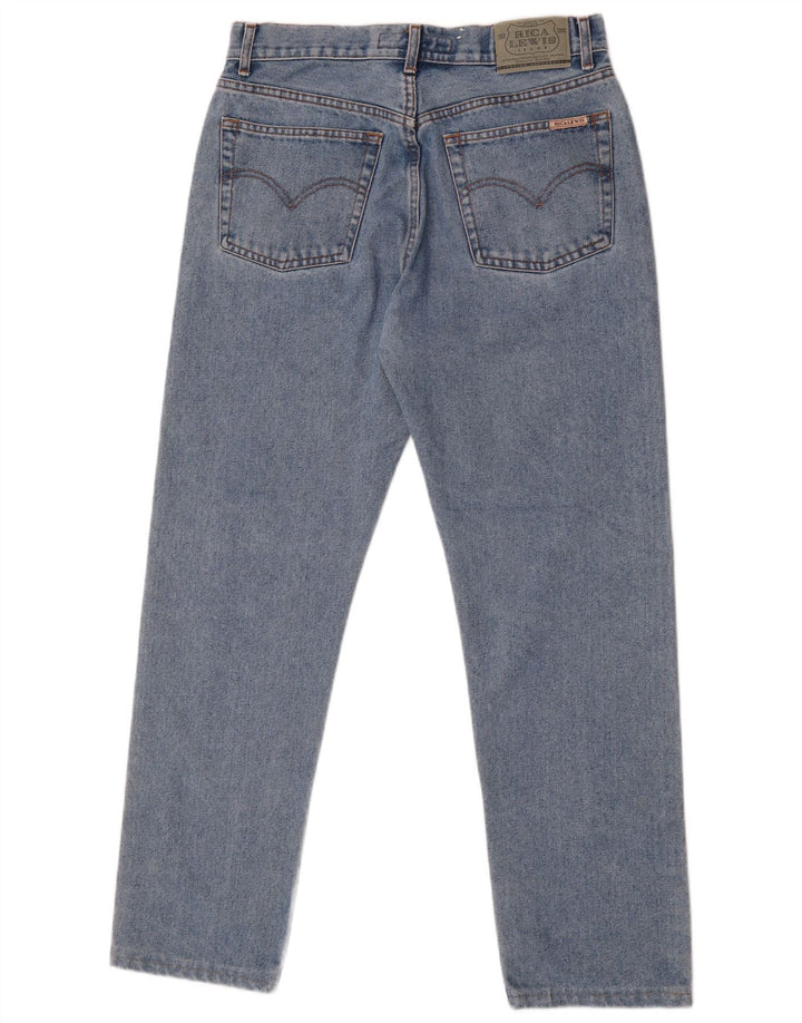 Rica Lewis Straight Jeans til mænd W33 L31 Blå