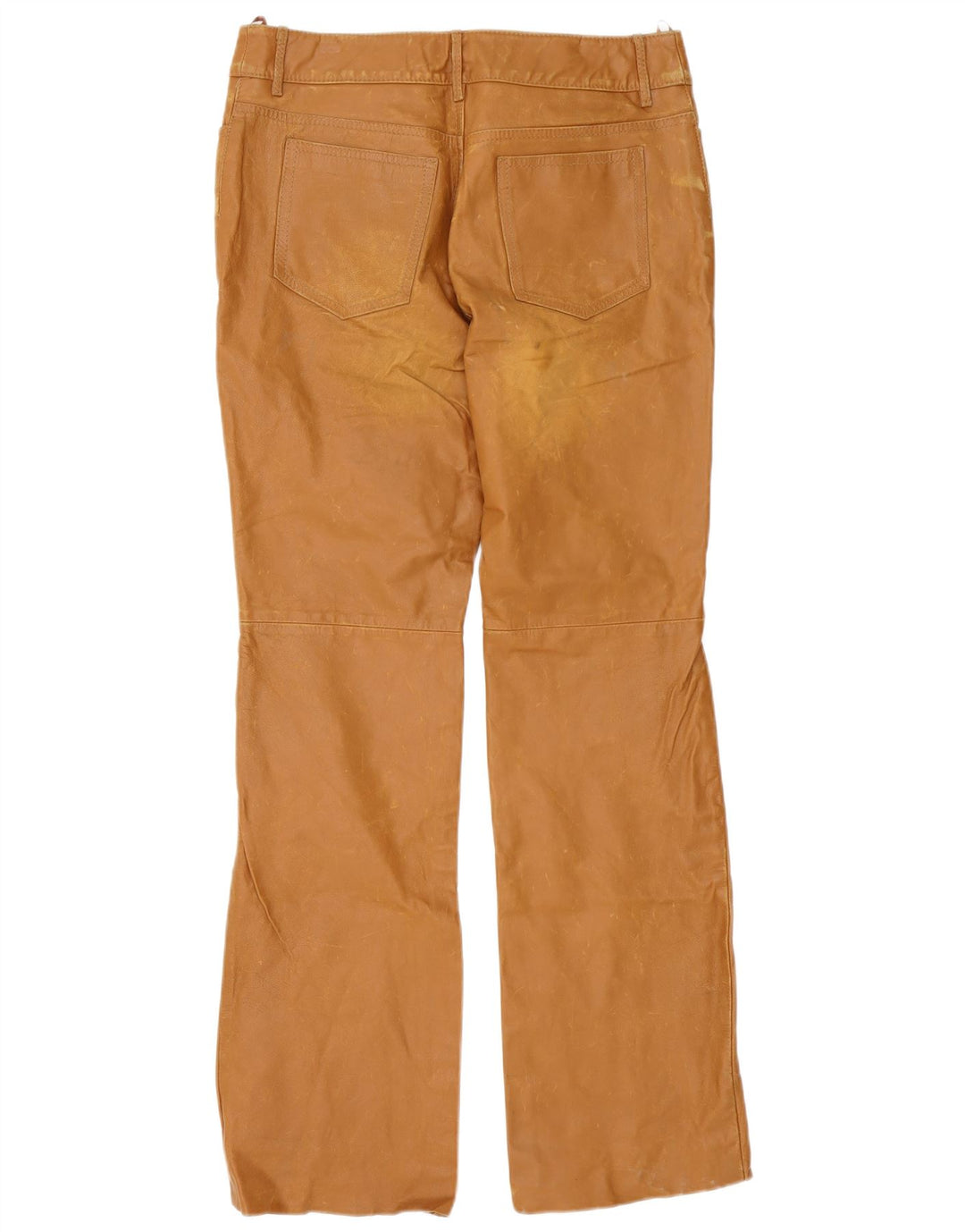Vintage herre læderbukser W34 L35 Brun
