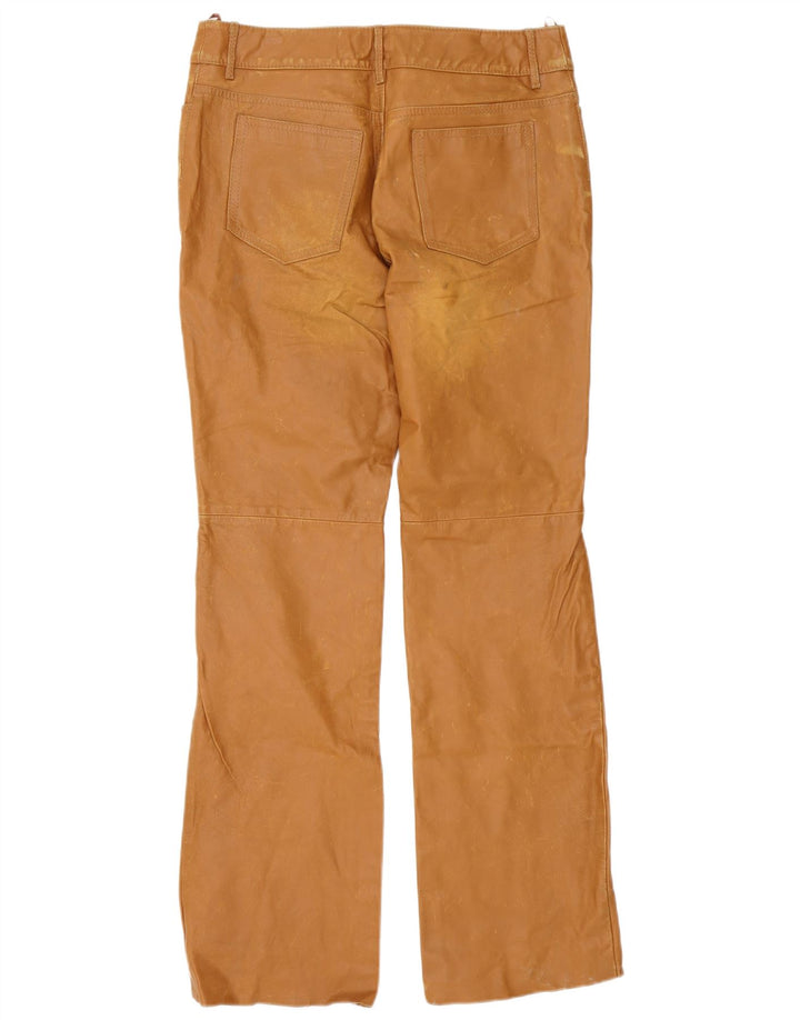 Vintage herre læderbukser W34 L35 Brun
