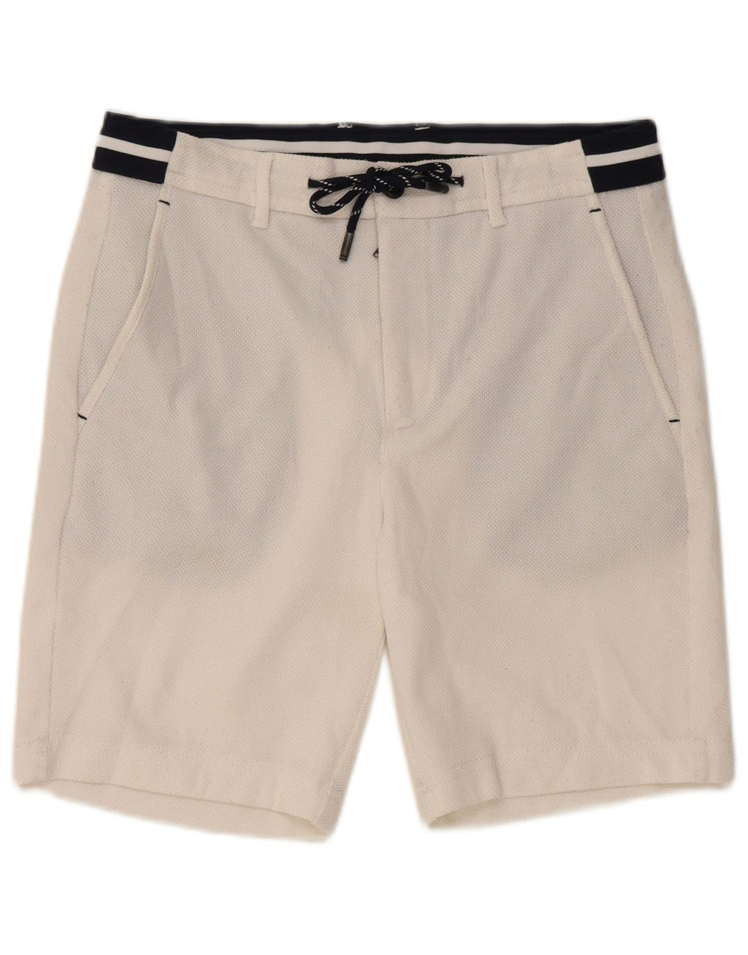 Zara Badeshorts til mænd Small White Colourblock Polyester