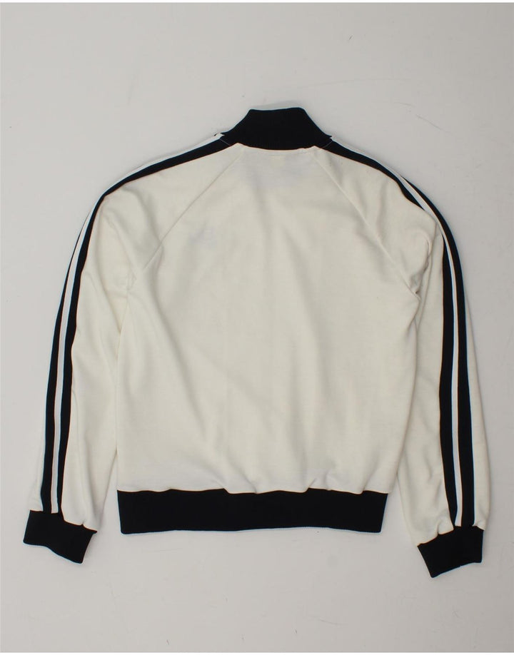 ARENA Womens Tracksuit Top Jacket UK 14 Medium White Colourblock Polyester