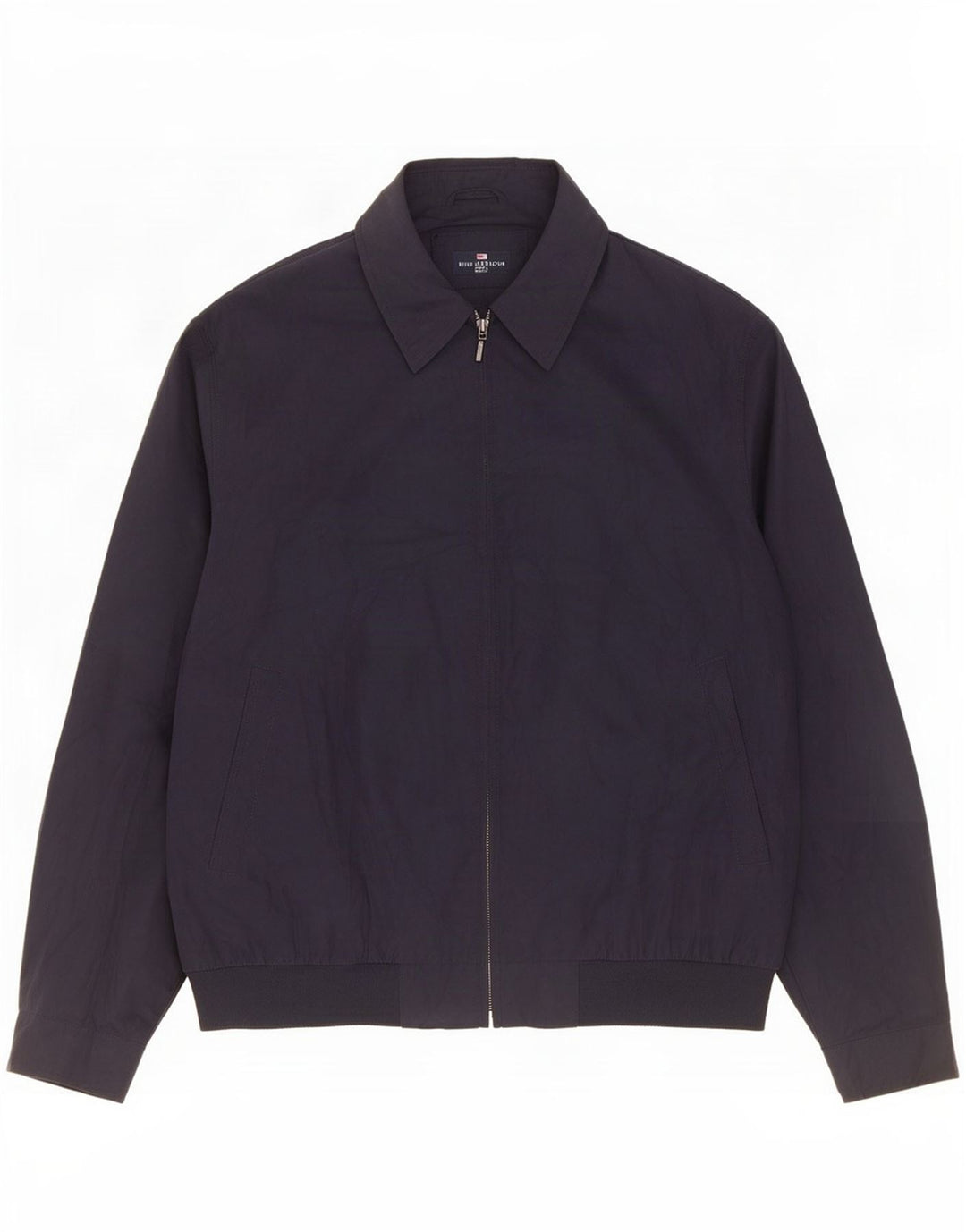 Marks & Spencer Herre Blue Harbor Bomber Jacket UK 40 Large Navy Polyester
