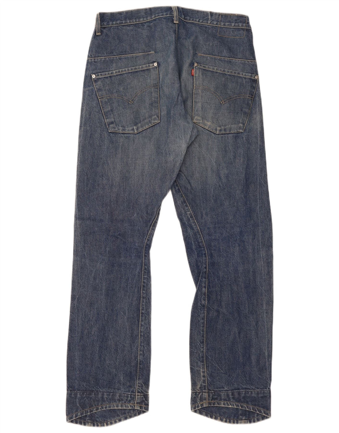 Levi's Straight Jeans til mænd W33 L32 blå bomuld
