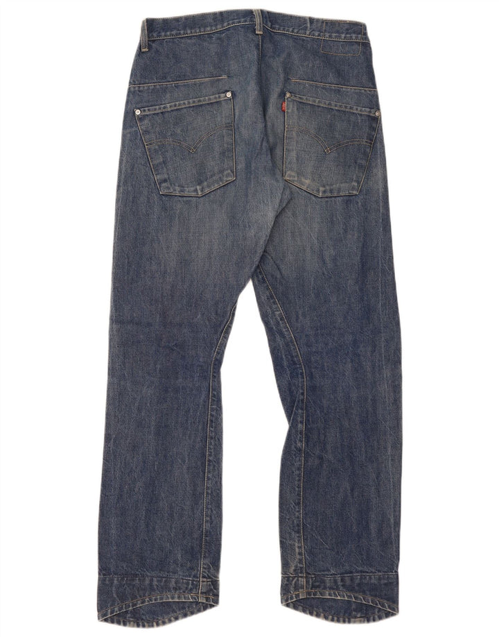 Levi's Straight Jeans til mænd W33 L32 blå bomuld