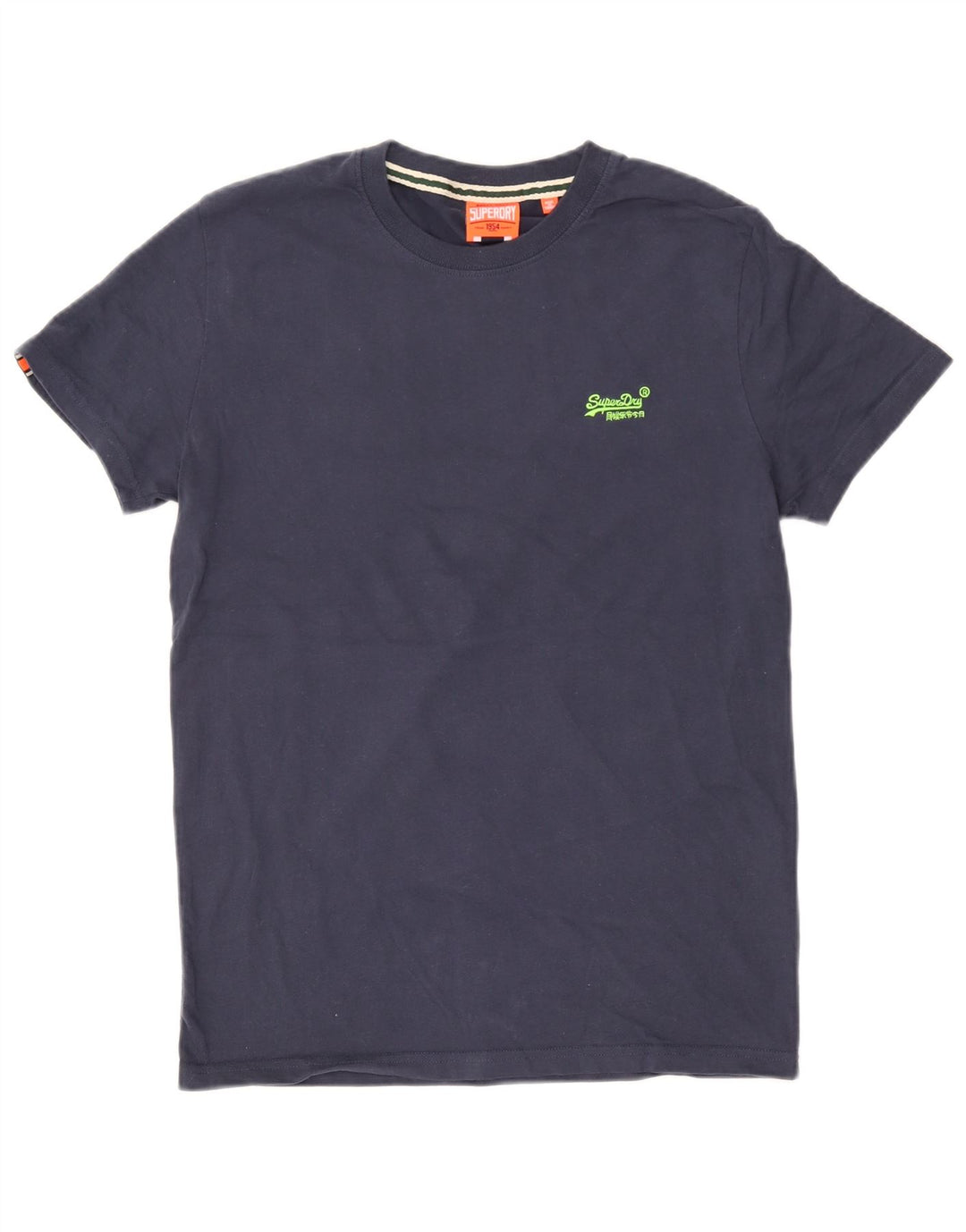Superdry Herre T-shirt Top Medium Marineblå Bomuld