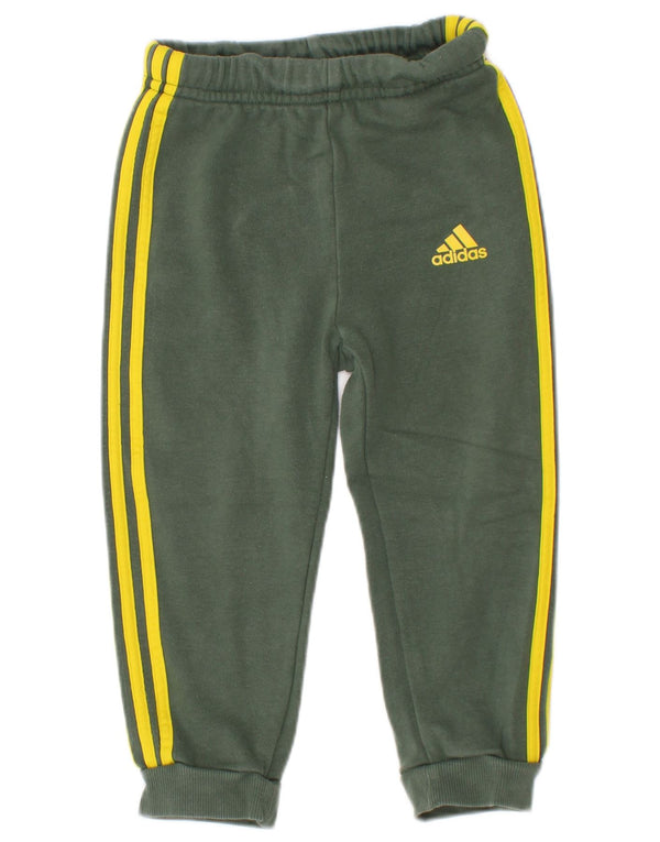 Adidas Baby Boys Joggers træningsdragt bukser 18-24 måneder Grøn Bomuld