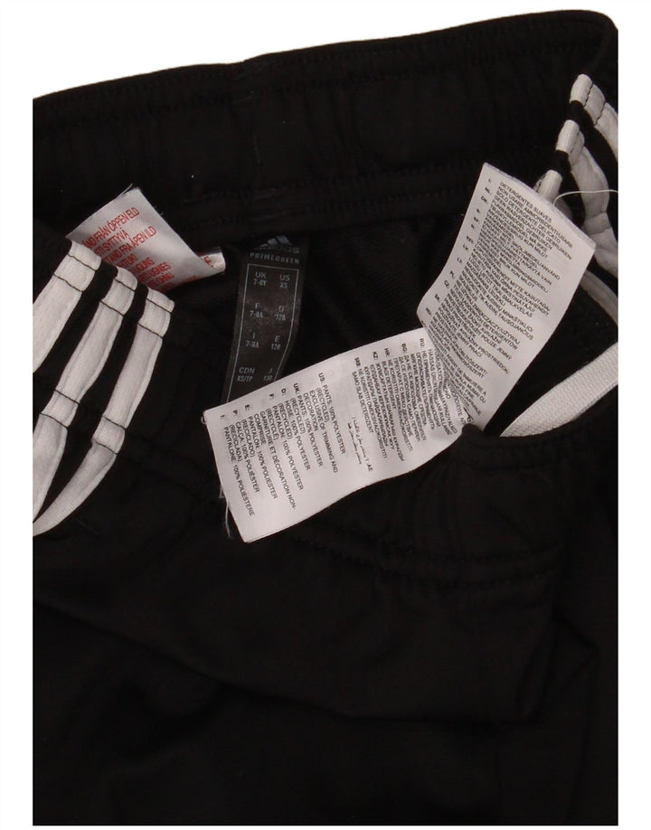 Adidas Drenge Træningsdragt Bukser Joggers 7-8 År Sort Polyester