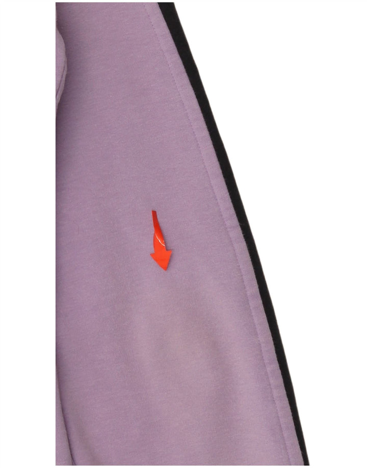 CHAMPION Womens træningsdragt Topjakke UK 12 Medium Lilla Colourblock