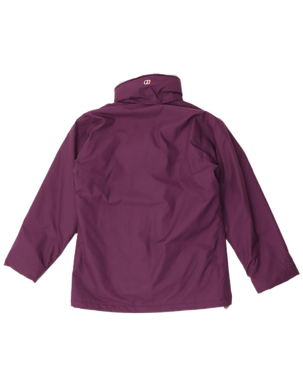 Berghaus Dame Hætte Oversized Windbreaker Jacket UK 10 Small Purple