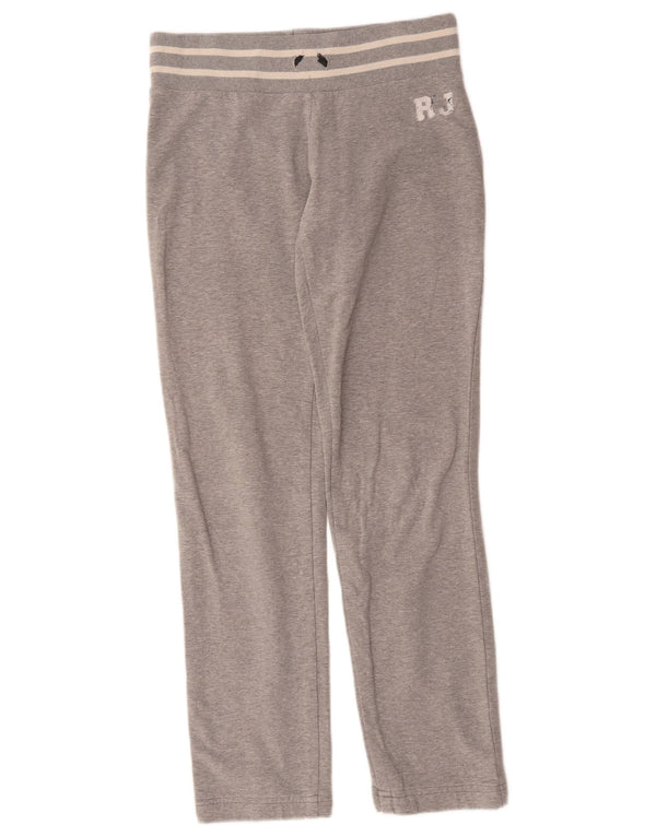 Rifle Womens Graphic Tracksuit Trousers UK 10 Small Grey Flecked Cotton