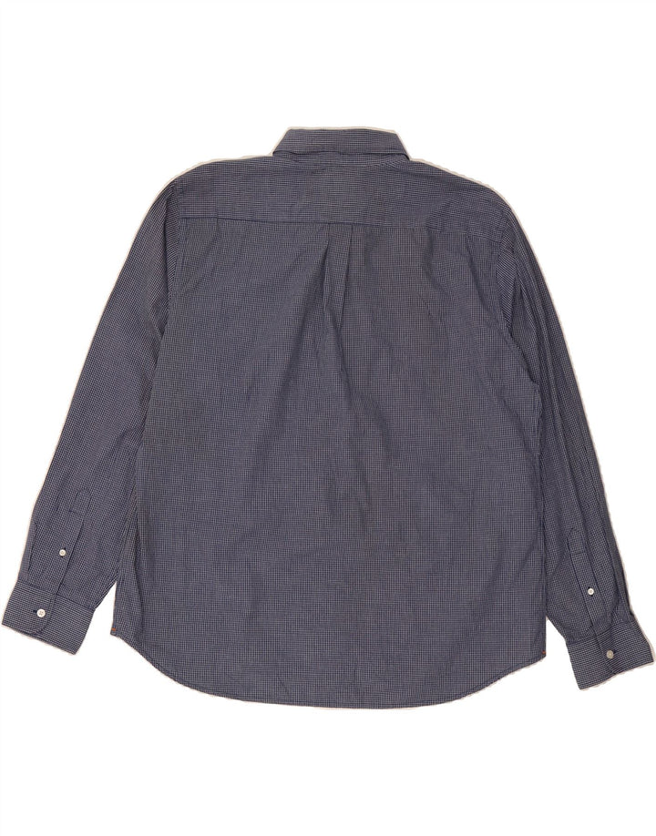 DOCKERS Mens Shirt XL Blue Check Cotton Vintage Dockers and Second-Hand Dockers from Messina Hembry 