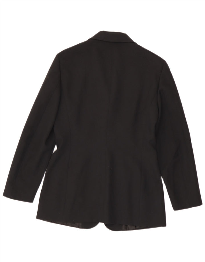 Max & Co. Dame 3-knaps blazerjakke UK 10 Lille sort polyester