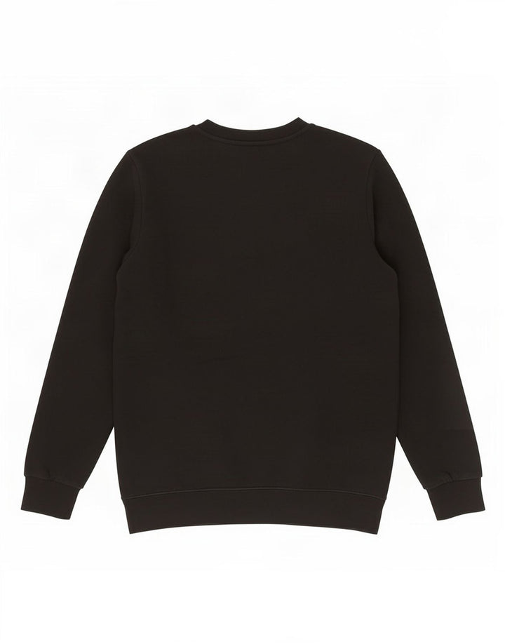 Pyrex Herre Grafisk Sweatshirt Jumper Lille sort bomuld