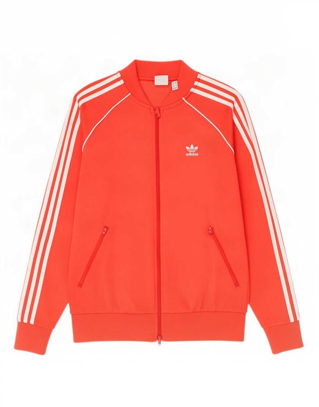 Adidas træningsdragt topjakke til kvinder UK 12 Medium rød bomuld