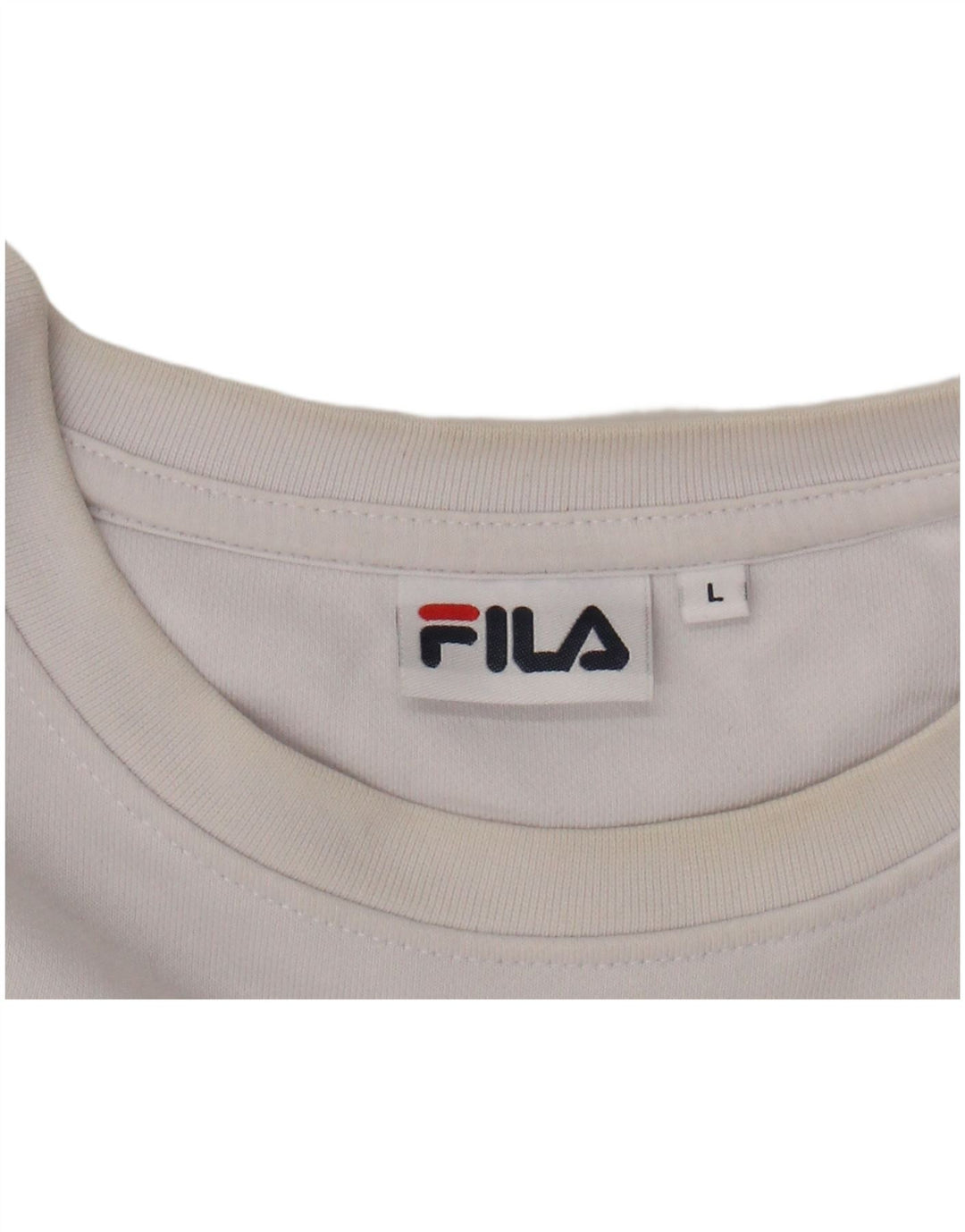 FILA Herre grafisk sweatshirt jumper stor sort Colourblock Bomuld