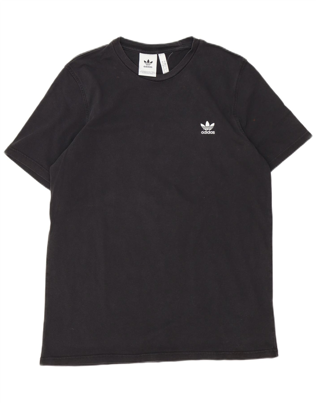 Adidas Herre T-Shirt Top Stor Sort Bomuld