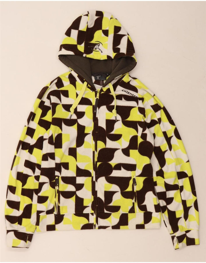 CHIEMSEE Dame Hættejakke Fleece DK 18 XL Flerfarvet Geometrisk