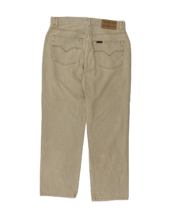 SPITFIRE Mens Straight Jeans  W36 L30 Beige Cotton Vintage Spitfire and Second-Hand Spitfire from Messina Hembry 