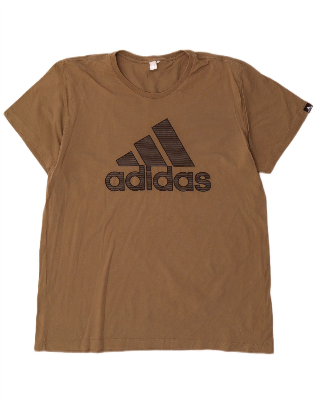 Adidas Grafisk T-shirt top til mænd, stor brun