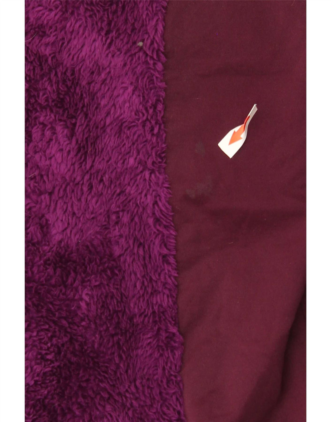 Columbia dame fleecejakke UK 16 Stor rødbrun polyester