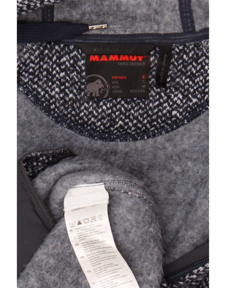 Mammut Sweater med lynlås til kvinder Small Blue Flecked Polyester