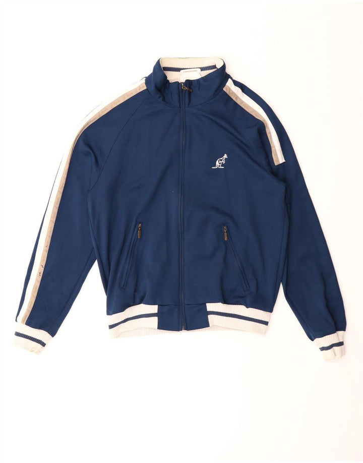 AUSTRALIAN L'ALPINA Træningsdragt til mænd Topjakke IT 46 Lille blå polyester