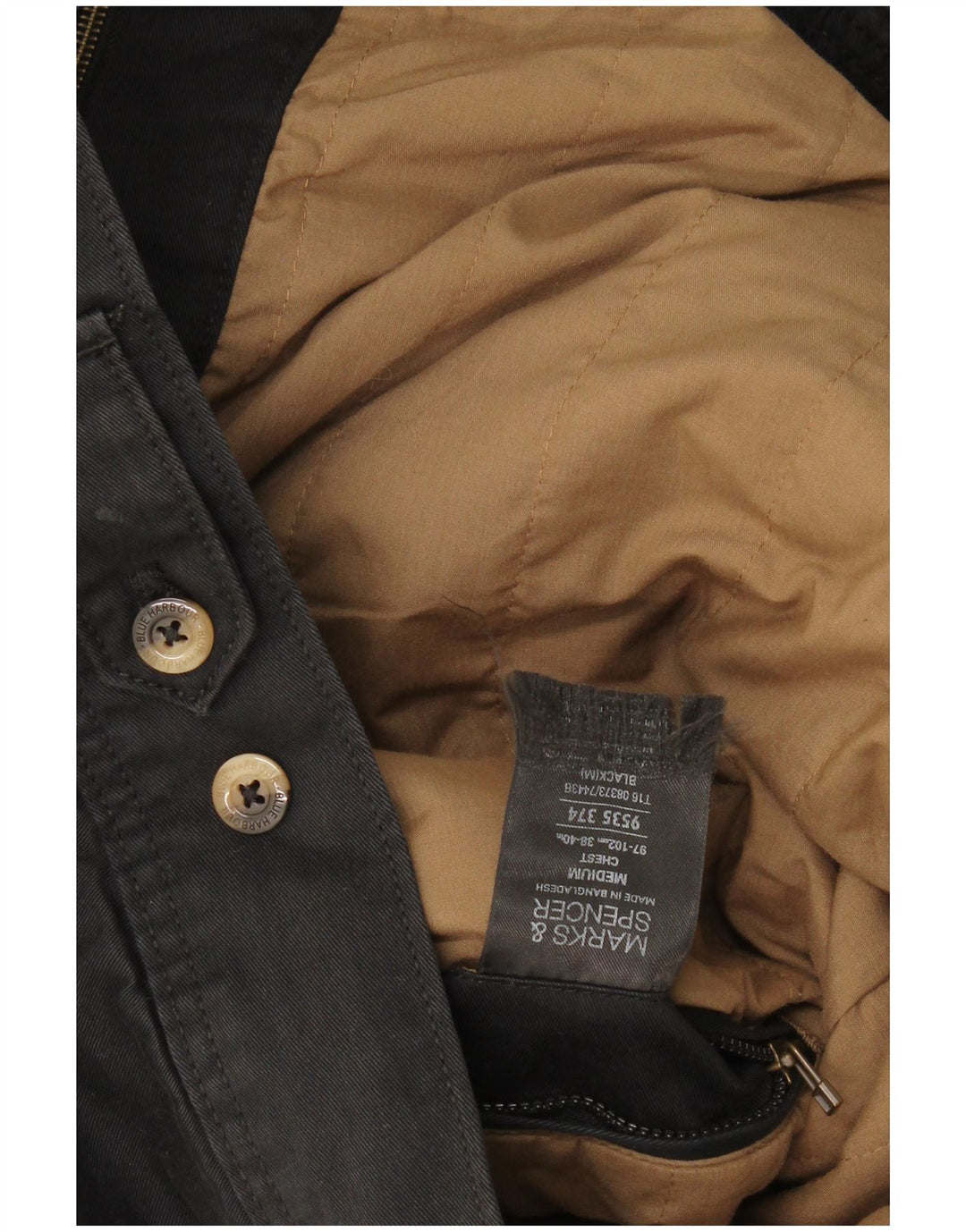 Marks & Spencer Bomber Jacket UK 38 Medium Sort