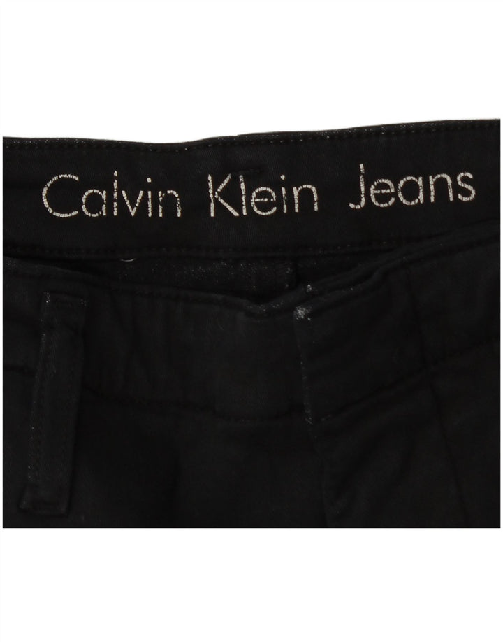 Calvin Klein Dame Slim Cargo Bukser W31 L27 Sort Bomuld