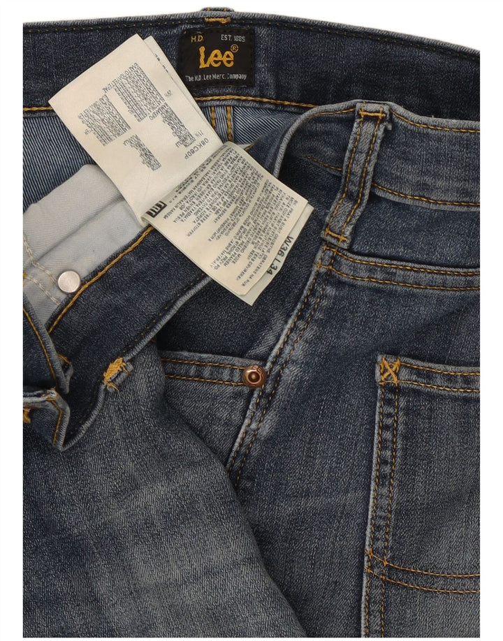 Lee Mens Brooklyn Straight Jeans W36 L34 Blå Bomuld