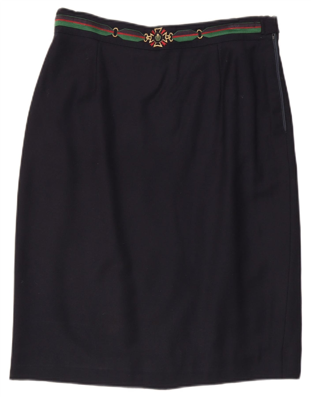 Marly's Womens Pencil Skirt IT 48 XL W32 Marineblå