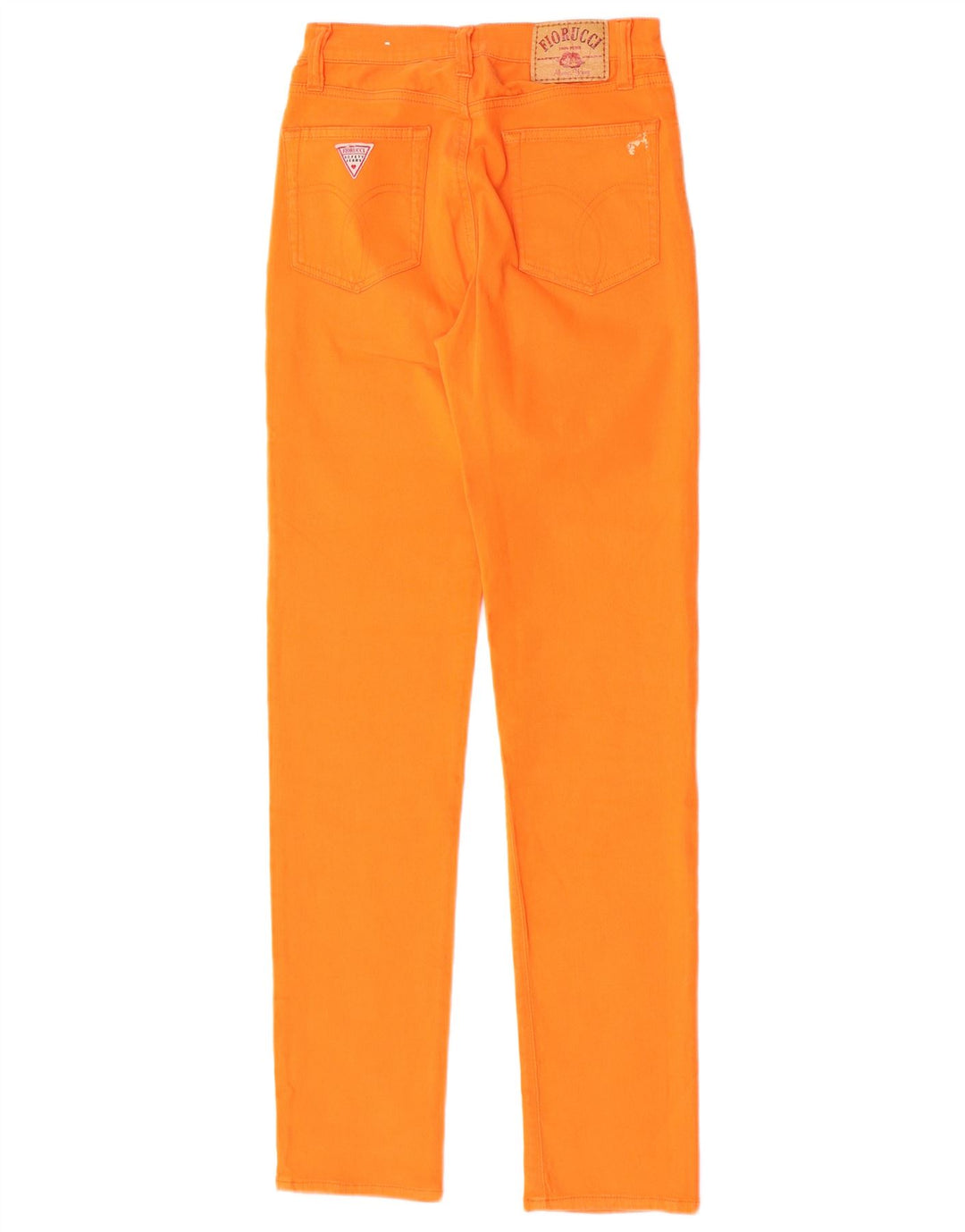 Fiorucci Kvinders Slim Jeans W28 L30 Orange Bomuld