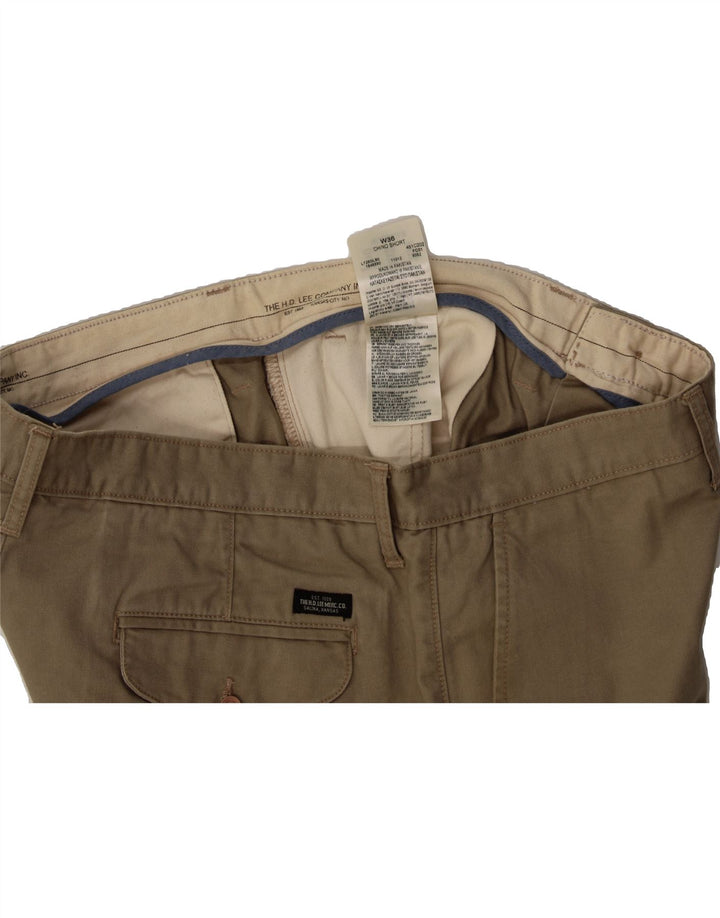 LEE Mens Chino Shorts W36 Large  Beige Cotton Vintage Lee and Second-Hand Lee from Messina Hembry 