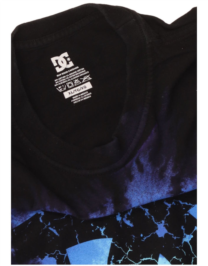 DC Herre grafisk T-shirt top XL sort bomuld