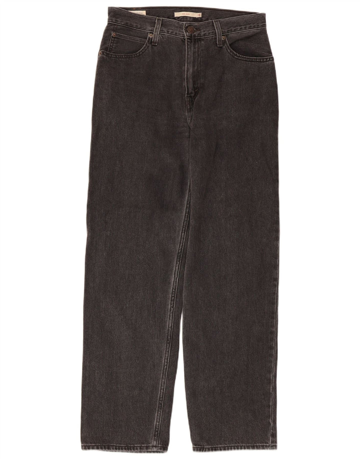 Levi's Dame Dad Tapered Jeans W26 L30 Grå Bomuld