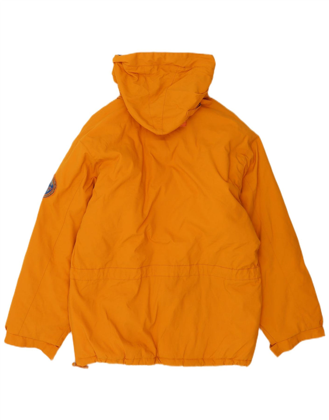 Overland Herre Hætte Anorak Skijakke UK 38 Medium Orange Polyester