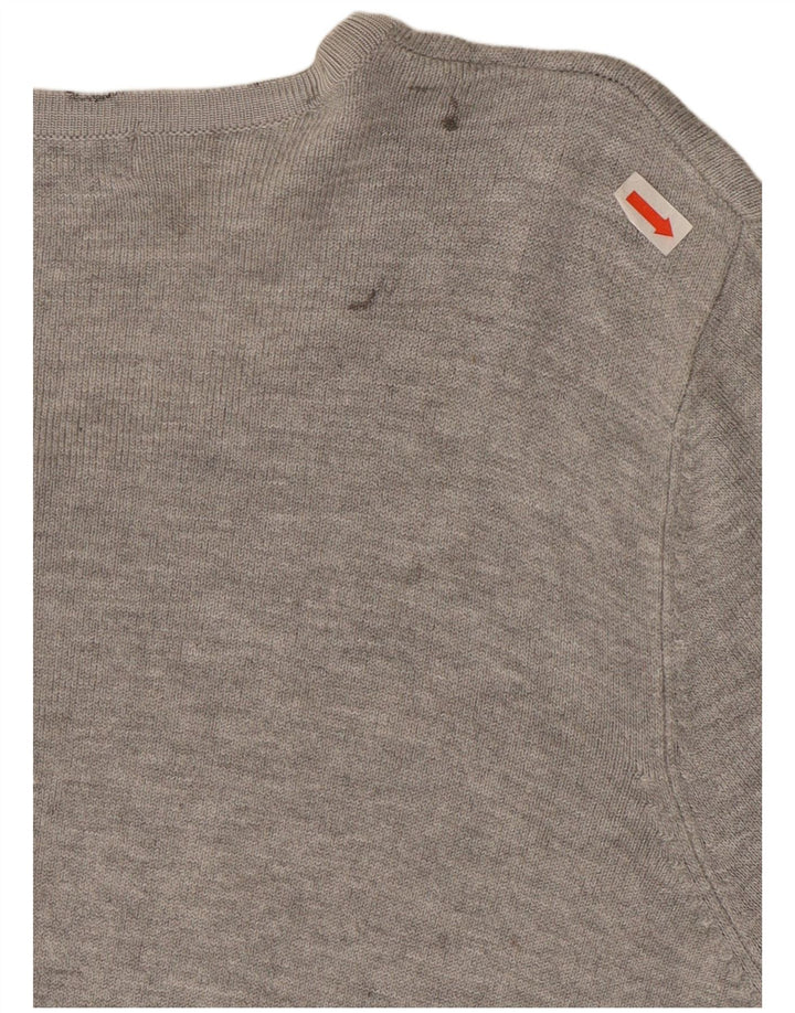 Marks & Spencer Dame Cardigan Sweater UK 16 Large Grey Flecked Viscose