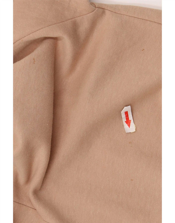 Zara Dame 1/2 ærme Skift Kjole UK 8 Small Beige
